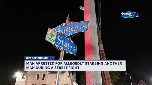Video thumbnail for New Haven man charged in Bridgeport street fight stabbing