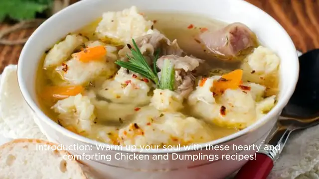 Video thumbnail for Chicken and Dumplings Recipes