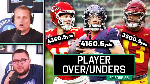 'Video thumbnail for Player Over/Under Predictions!'