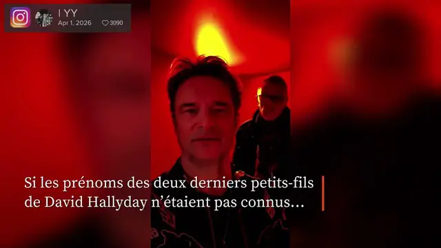 Video thumbnail for David Hallyday révèle les prénoms de ses petits-enfants.