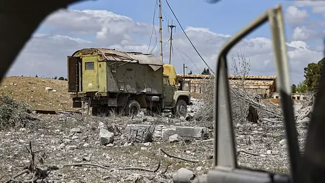 Video thumbnail for Israel strikes Syrian airbase, drawing US and Turkish condemnation