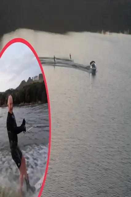 Video thumbnail for Oldest waterskier (male) - Bryan Murray at the age of 94 years and 318 days old