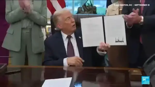 'Video thumbnail for Trump orders troops into Portland, Oregon, in latest deployment to US cities'