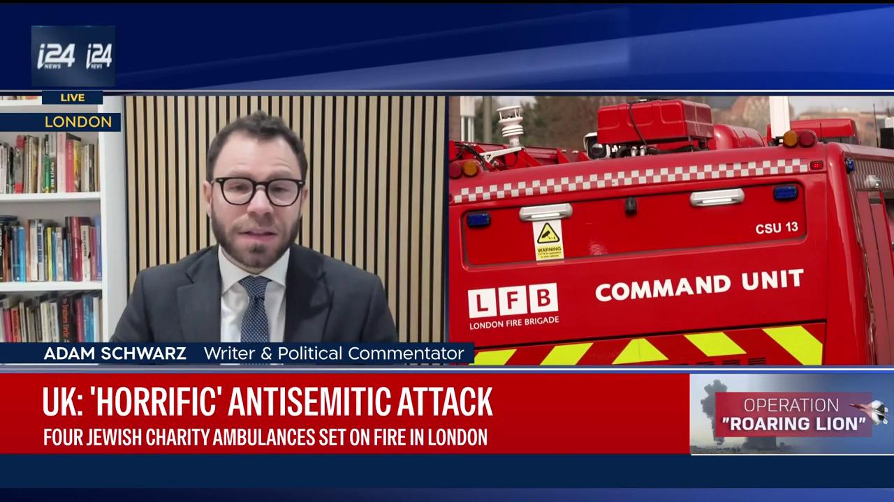 Video thumbnail for Four Jewish charity ambulances set on fire in London