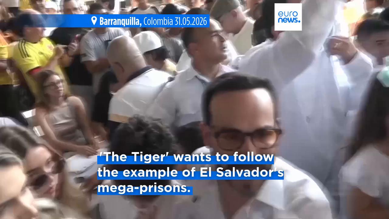 Video thumbnail for Trump ally and leftist candidate head for runoff in Colombia's presidential election