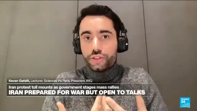 Video thumbnail for Iranians being kept in the dark about crackdown, observer says