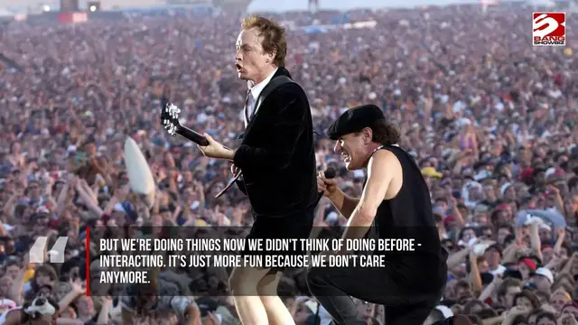 Video thumbnail for AC/DC stars Brian Johnson and Angus Young are both terrified of falling over onstage