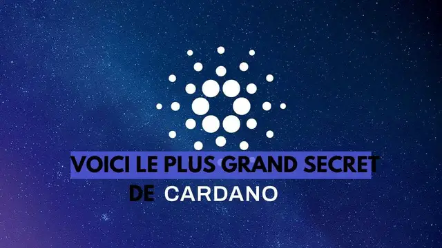 'Video thumbnail for VOICI LE PLUS GRAND SECRET DE CARDANO ADA'