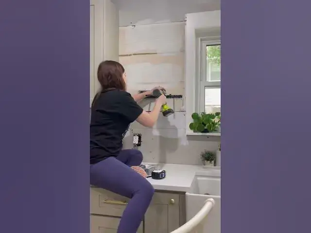 Video thumbnail for Joyful Revamp The Kitchen Transformation #crafting #budgetdiy #homedecor #kitchen #kitchenremodel
