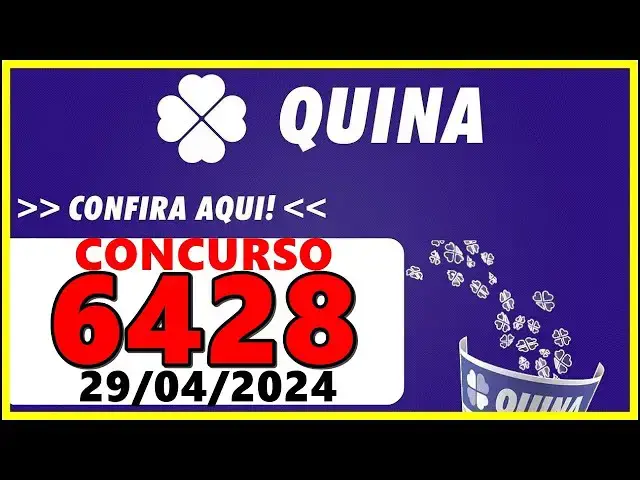 'Video thumbnail for RESULTADO DA QUINA Concurso 6428 de hoje, segunda 29/04/2024 - Quina 6428'