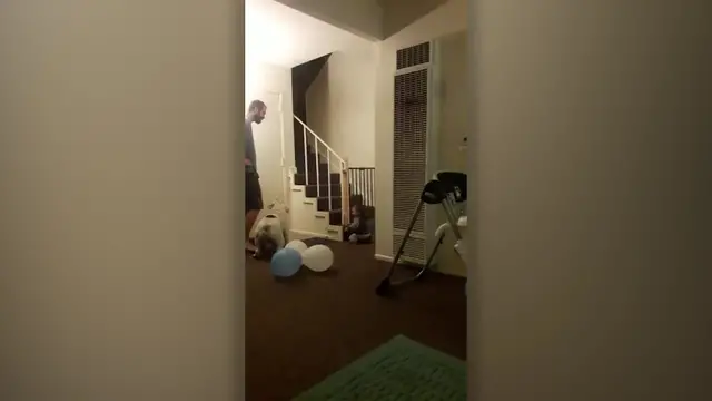 Video thumbnail for Baby Bursts Into Giggles Whenever Dad Tells Him Off | Happily TV