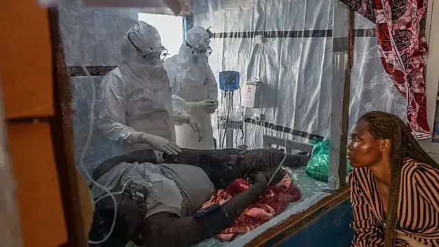 Video thumbnail for Ebola outbreak: UN projects $3.6 billion cost for Africa in worst case
