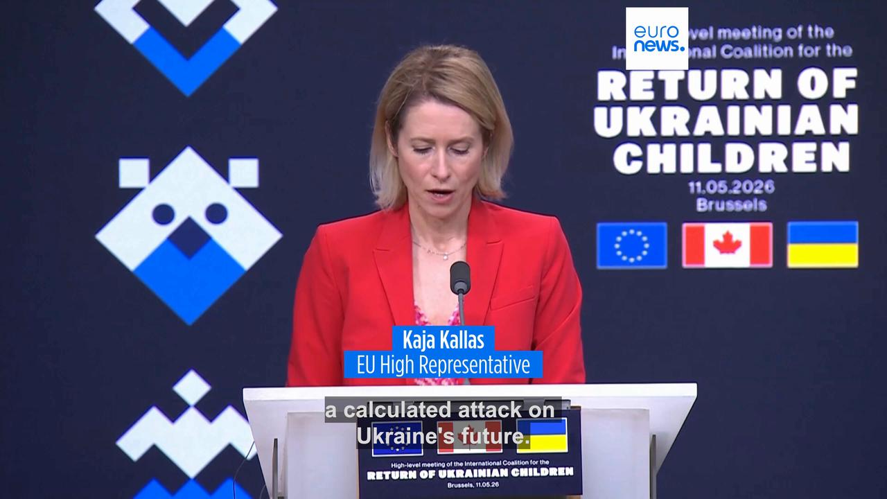 Video thumbnail for EU sanctions Russian individuals over forced deportation of Ukrainian children