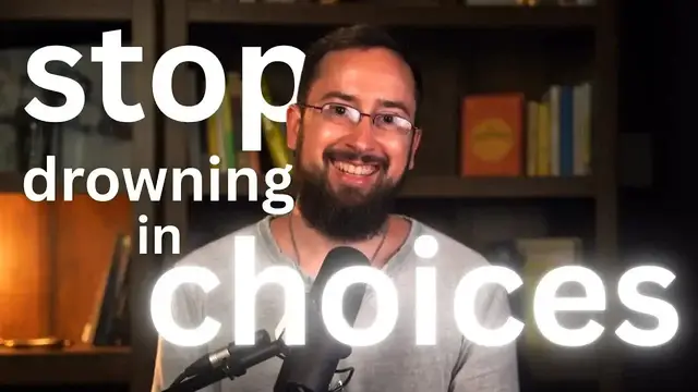 'Video thumbnail for josh terry: faster decisions: overcoming overthinking paralysis'