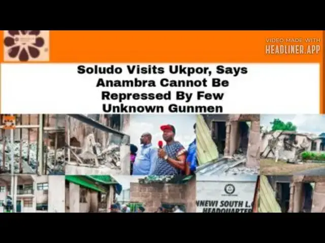 Video thumbnail for Soludo Visits Ukpor, Says Anambra Cannot Be Repressed By Few Unknown Gunmen