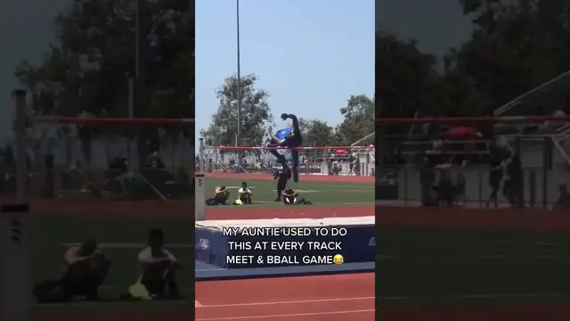 'Video thumbnail for Amazing High Jump at Track Meet'