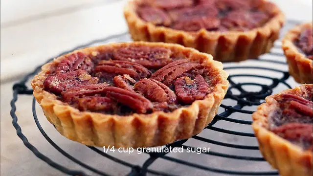 Video thumbnail for Pecan Tart Recipe