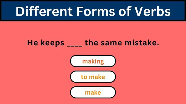 Video thumbnail for English Grammar Practice ||  Different Forms of Verbs Part 8 || English Grammar Test