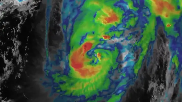 Video thumbnail for Hurricane Isaias strengthens to Category 3 as Gulf Coast braces for landfall