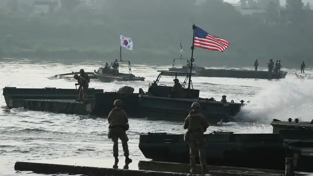 Video thumbnail for Trump cuts South Korea drills short, catching Seoul officials off guard