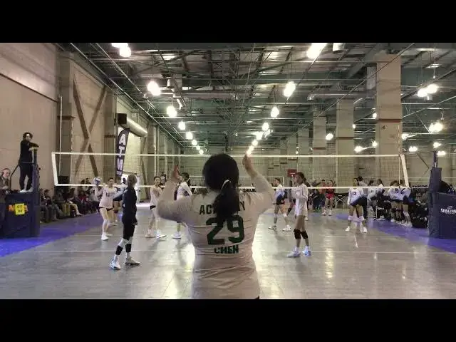 'Video thumbnail for Academy Volleyball Club 14 Gold Denny vs. Vibe 14's-Vipers Volleyball Game'
