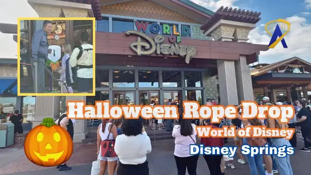 'Video thumbnail for World of Disney Halloween Season Rope Drop - Disney Springs'