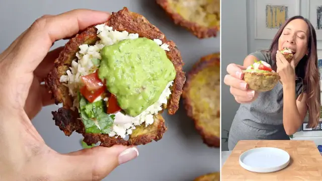 Video thumbnail for CESTAS DE PLATANO CON QUESO Y SALSA GUASACACA VENEZOLANA