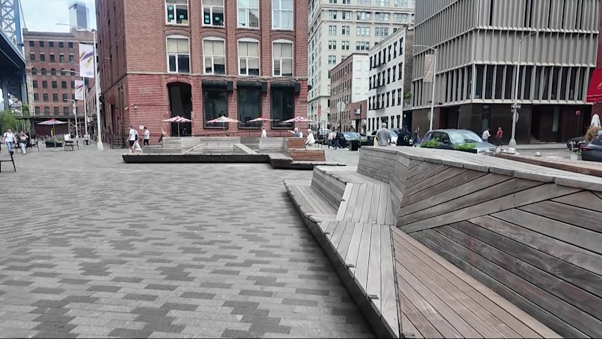 Video thumbnail for Dumbo street restoration project wins preservation award