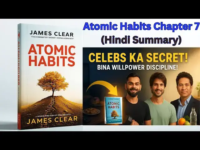 'Video thumbnail for Willpower Kamzor Hai? | Atomic Habits Chapter 7 | Aadatein Badalne Ka Asli Tareeka'
