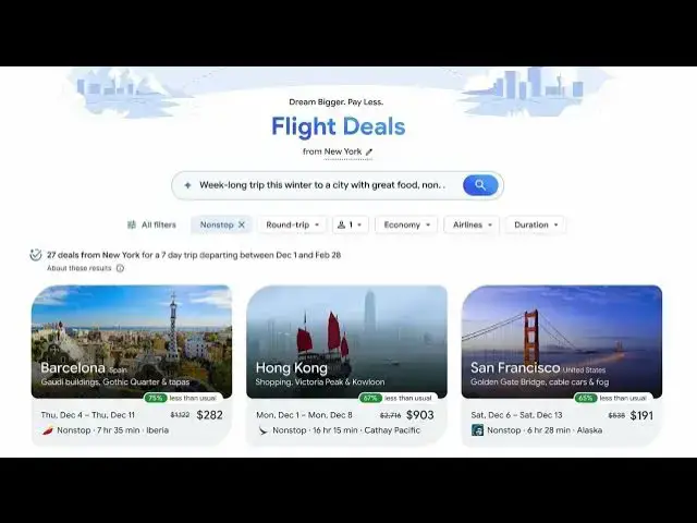 'Video thumbnail for How to Use Google AI-Powered Flight Deals for Maximum Savings?'