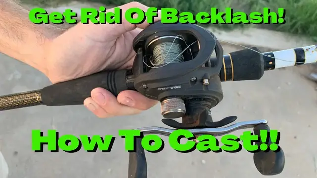 'Video thumbnail for how to cast a baitcaster while minimizing backlash! its not that hard!'