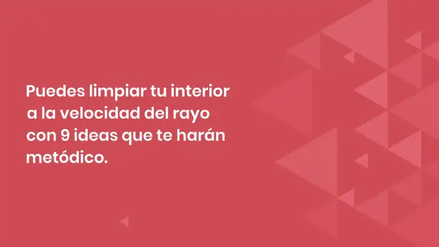 Video thumbnail for ¿Cómo limpiar una casa a la velocidad del rayo? 9 trucos temidos: