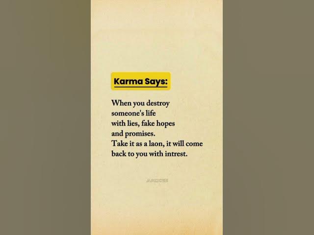 Video thumbnail for Karma says |Motivational quotes|#motivation #motivational #quotes #shorts #shortsfeed