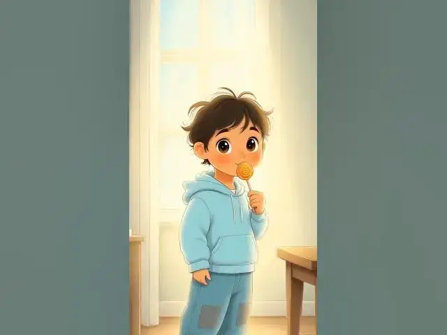 Video thumbnail for लॉलीपॉप की सजा  🍭🪲 #kahaniyonkapitara #panchatantrastories #cartoon #moralstory #shorts