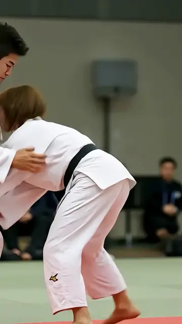 'Video thumbnail for 果敢に男子に立ち向かう柔道家#ai #athlete #judo #sports #柔道 #美女'