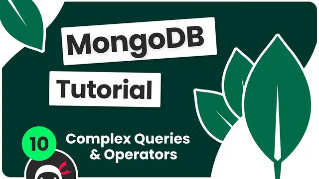 Video thumbnail for Complete MongoDB Tutorial #10 - Operators & Complex Queries