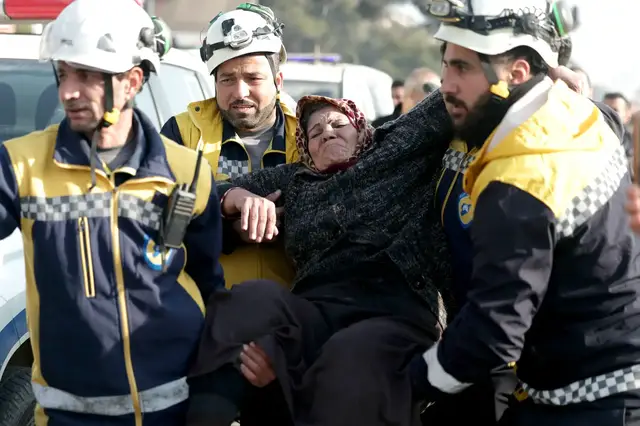 Video thumbnail for Civilians flee northern Aleppo as SDF, military escalate fighting