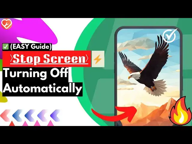 Video thumbnail for How to Stop Android Phone Screen From Turning Off Automatically *38 seconds*