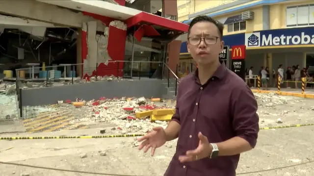'Video thumbnail for Al Jazeera reports from scene of Philippines earthquake in Cebu'