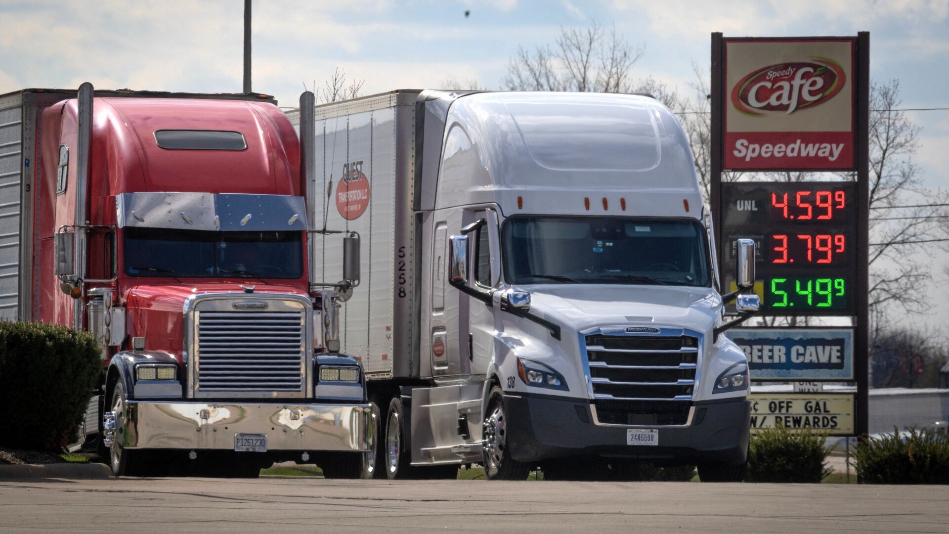 Video thumbnail for War on Iran sends US diesel to record highs, pushing truckers to the brink