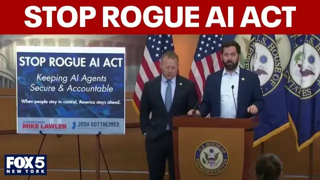 Video thumbnail for Bipartisan support at legislation to keep AI agents from going rogue