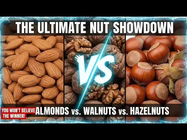 'Video thumbnail for Almonds vs Walnuts vs Hazelnuts: The TRUTH About Which Nut is Healthiest'
