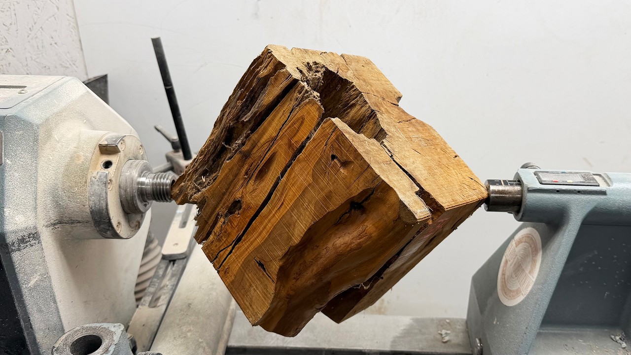 Video thumbnail for I Made a Memorial Urn from Olive Wood and Resin