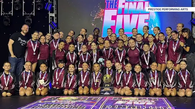 Video thumbnail for TV news-themed performance leads LI dance team to world championship