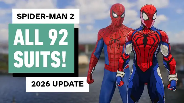 Video thumbnail for Marvel's Spider-Man 2: All 92 Suits Showcase in 4K (2026 Update)