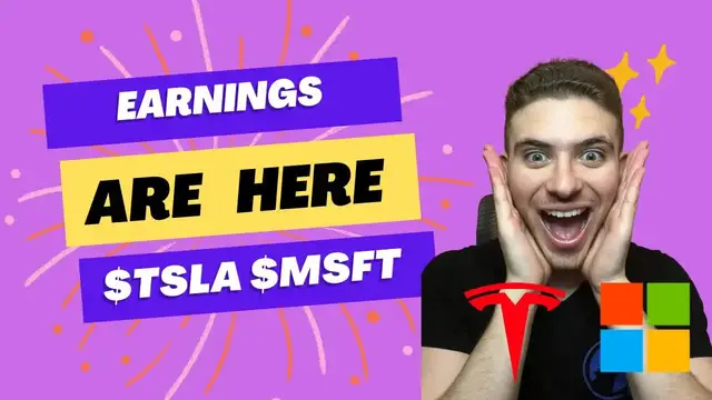 'Video thumbnail for TESLA, MICROSOFT, & MORE | EARNINGS SEASON IS HERE'