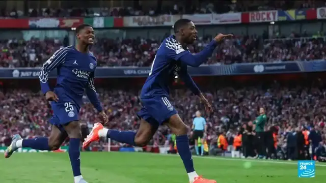 Video thumbnail for PSG edge Arsenal 1-0 in Champions League semi-final first leg