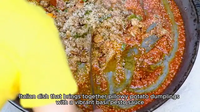 Video thumbnail for Homemade Gnocchi with Pesto