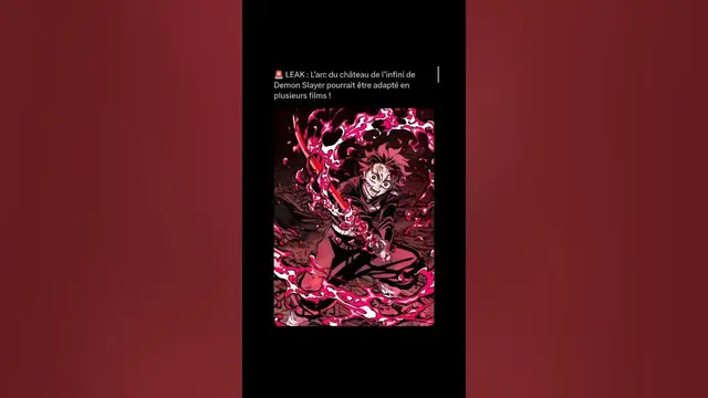 Video thumbnail for LEAK : L’arc du château de l’infini de Demon Slayer pourrait être adapté en plusieurs films !