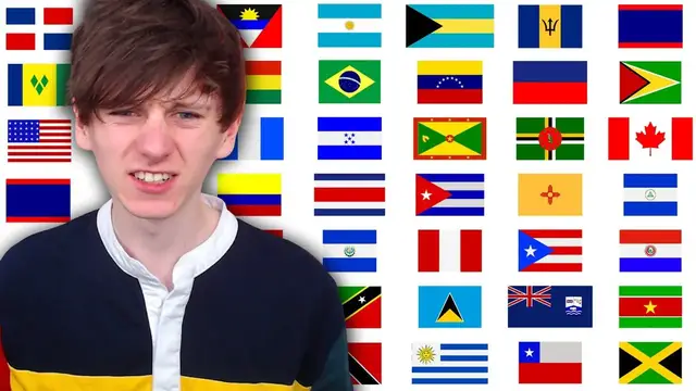 Video thumbnail for Can I name all 35 Flags of America? (North & South)